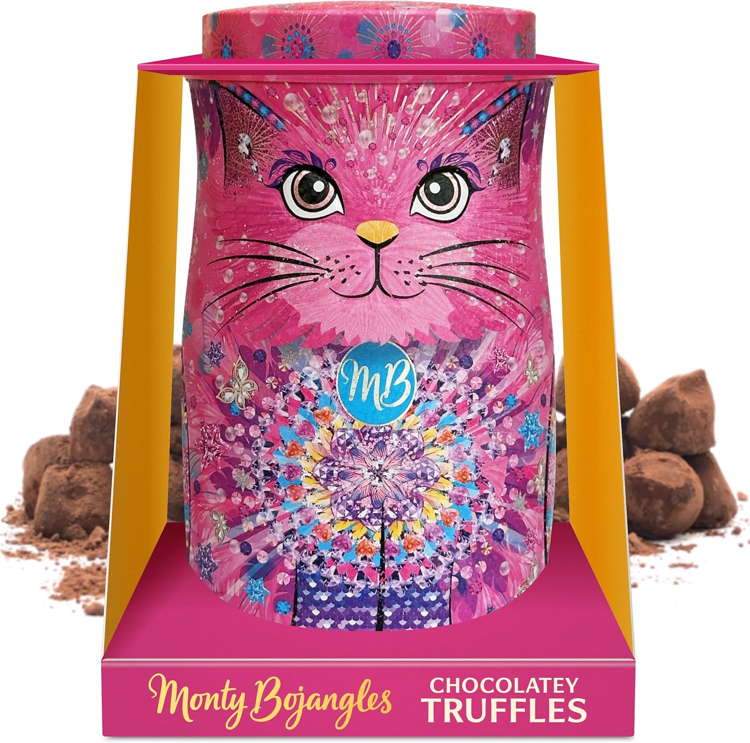 Monty Bojangles Collectable Chocolate Truffle Filled Cat Tins